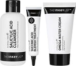 The INKEY List Your Breakout Recipe | Clear Skin Starter Kit | Salicylic Acid Cleanser | Omega Water Cream | Succinic Acid Blemish Treatment