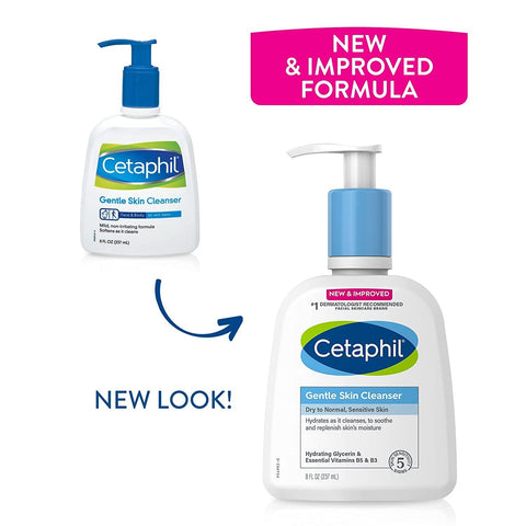 Cetaphil, Gentle Skin Cleanser, Fragrance Free, 8 fl oz (237 ml)