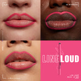 NYX Line Loud Vegan Longwear Lip Liner - Gimme Drama, Daring Damsel, Goal Crusher, Born To Hustle, Global Citizen, Ambition Statement, Total Baller, Movin Up, Hottie Hijacker, Stay Stuntin, Rebel Red, On A Mission, Fierce Flirt, Trophy Life, Goal Getter, Magic Maker, Rebel Kind, Evil Genius, No Equivalent, Leave a Legacy, Ten Out of Ten, Sassy, Too Blessed, Make a Statement, No Wine-ing