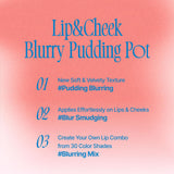 Fwee - Lip & Cheek Blurry Pudding Pot - Hurt, Film, Ambitious, Boss, Chill'n