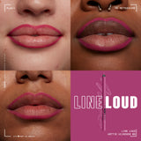 NYX Line Loud Vegan Longwear Lip Liner - Gimme Drama, Daring Damsel, Goal Crusher, Born To Hustle, Global Citizen, Ambition Statement, Total Baller, Movin Up, Hottie Hijacker, Stay Stuntin, Rebel Red, On A Mission, Fierce Flirt, Trophy Life, Goal Getter, Magic Maker, Rebel Kind, Evil Genius, No Equivalent, Leave a Legacy, Ten Out of Ten, Sassy, Too Blessed, Make a Statement, No Wine-ing