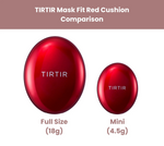 TIRTIR - FULL SIZE Mask Fit Red Cushion - Japan's No.1 Foundation - 13C Fair, 13N Fair Ivory, 15C Fair Porcelain, 17C Porcelain, 17N Vanilla, 17W French Vanilla, 21C Cool Ivory, 21N Ivory, 21W Natural Ivory, 23N Sand, 24N Latt, 24W Soft Beige, 25N Mocha, 27C Cool Beige, 27N Camel, 29N Natural Beige, 30N Rich Honey, 31N French Beige, 33C Hazel, 33N Macchiato