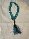 Light Blue Crystal Tasbeeh 1 piece