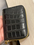 Shein - Black Wallet With 2 Zip