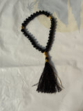 Black Crystal Tasbeeh 1 piece