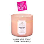 Bath and Body Works CHAMPAGNE TOAST 3-Wick Candle