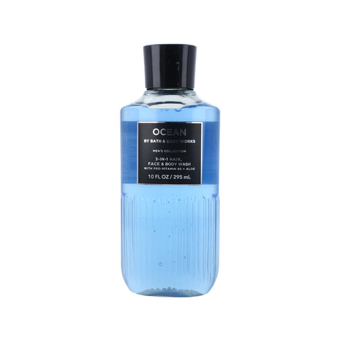 Bath & Body Works 3-In-1 Hair, Face & Body Wash Ocean for men FULL SIZE 295ml