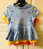 From UK  - Pack of 3 Girls Tops - Size 1.5-2 Yrs