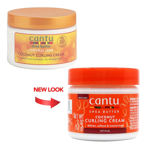 Cantu, Shea Butter for Natural Hair, Coconut Curling Cream, 2 oz (57 g)