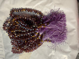 Purple Crystal Tasbeeh 1 piece