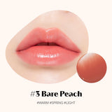 ETUDE - Ginger Sugar Melting Balm - 01 Fig Beige, 02 Soft Mauve, 03 Bare Peach, 04 Peanut Butter, 05 Rose berry