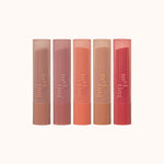 ETUDE - Ginger Sugar Melting Balm - 01 Fig Beige, 02 Soft Mauve, 03 Bare Peach, 04 Peanut Butter, 05 Rose berry