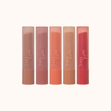 ETUDE - Ginger Sugar Melting Balm - 01 Fig Beige, 02 Soft Mauve, 03 Bare Peach, 04 Peanut Butter, 05 Rose berry