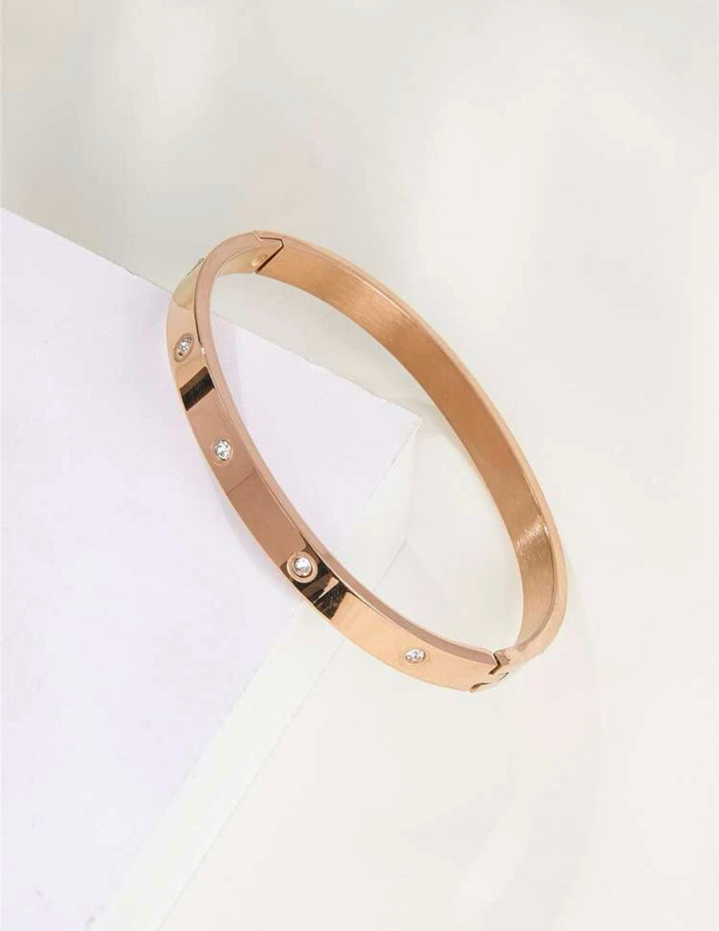 Shein Rose Gold Bracelet with stones Dubuypk