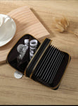 Shein - Black Wallet With 2 Zip