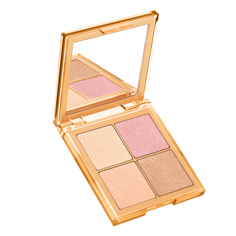 Huda Beauty Mini Glow Obsessions Highlighter Face Palette Light