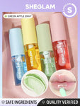 Sheglam Jelly Wow Hydrating Lip Oil - Berry Involved, Loco for Coco, Mali Blue Berry, Green Apple Envy, and Grapefruit Glow