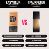 Huda Beauty Easy Blur Full Size Foundation Milkshake 100B, Angel Food 110N, Vanilla 120B, Cashew 140G, Creme Brulee 150G, Shortbread 200B, Chai 210B, Custard 220N, Macaroon 230N, Toasted Coconut 240N, Cheesecake 250G, Apple Pie 255B, Latte 300N, Amaretti 310G, TresLeches 320G, Butter Pecan 330N, Baklava 340G, Dulce De Leche 350G, Macchiato 400G, Toffee 420G, Gingerbread 430N, Cinnamon 440G, Chocolate Mousse 450G, Peanut Butter 455R, Mocha 500G, Cocoa 510R, Hot Fudge 550R, Ganache 560R, Espresso 600N, True L