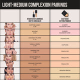 Buy Huda Beauty #FauxFilter Luminous Matte Concealer in shades Whipped Cream 0.1G, Royal Icing 1.1N, Marshmallow 1.3G, Yogurt Drops 1.5B, Honey 1.7B, Meringue 2.1N, Cotton Candy 2.3B, Nougat 2.5G, Coconut Flakes 2.7N, Vanilla Swirl 3.1B, Marmalade 3.3B, Sugar Biscuit 3.5N, Graham Cracker 4.1G, Cookie Dough 4.3N, Granola 4.5G in Pakistan