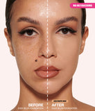 Huda Beauty Easy Blur Full Size Foundation Milkshake, Angel Food, Vanilla, Cashew, Creme Brulee, Shortbread, Chai, Custard, Macaroon, Toasted Coconut, Cheesecake, Cream Puff, Apple Pie, Latte, Iced Frappe, Golden Milk, Amaretti, TresLeches, Butter Pecan, Baklava, Dulce De Leche, Macchiato, Toffee, Gingerbread, Cinnamon, Chocolate Mousse, Peanut Butter, Mocha, Cocoa, Hot Fudge, Ganache, Espresso, True Lava Cake