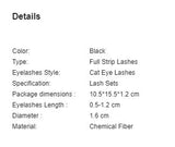 SHEIN 7pairs Cat Eye False Eyelashes