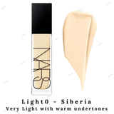 Nars Natural Radiant Longwear Foundation - Siberia, Yukon, Gobi, Salzburg, Deauville, Vienna, Punjab, Patagonia, Vallauris, Santa Fe, Stromboli