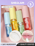 Sheglam Jelly Wow Hydrating Lip Oil - Berry Involved, Loco for Coco, Mali Blue Berry, Green Apple Envy, and Grapefruit Glow