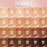 Maybelline Lifter Plump & Glow Foundation - 102 NEUTRAL, 110 WARM, 112 NEUTRAL, 115 COOL, 118 WARM, 120 NEUTRAL, 210 NEUTRAL, 220 WARM