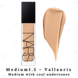 Nars Natural Radiant Longwear Foundation - Siberia, Yukon, Gobi, Salzburg, Deauville, Vienna, Punjab, Patagonia, Vallauris, Santa Fe, Stromboli