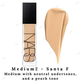 Nars Natural Radiant Longwear Foundation - Siberia, Yukon, Gobi, Salzburg, Deauville, Vienna, Punjab, Patagonia, Vallauris, Santa Fe, Stromboli