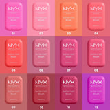 Shop NYX Professional Makeup Buttermelt Powder Blush in shades 01 Butta Half, 02 Butta Together, 06 For The Butta, 07 Butta With Time, 08 Getting Butta, 09 Feeling Butta, 10 Back And Butta, 12 All The Butta in Pakistan