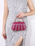 Shein New Rhinestone Embellished Colorful Women Clutch Purse