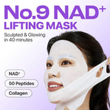 Numbuzin No.9 NAD+ Bio-Lifting Duo | Essence 50ml No.9 NAD+ Bio Lifting-sil Full Face Mask with lifting band Expiry 02 - 2028