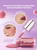 SHEGLAM Bubble Dew Blush Serum - 001 Love Cake, 004 Hot Topic, 007 Pink Slip, 031 Tongue Pop, 103 Hush Hush, 300 Lilac Dream