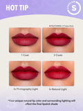 Shop SHEGLAM Dynamatte Boom Long Lasting Matte Lipstick in shades Encore Energy, Gotcha, Rule Breaker, High Key, Periodt, Take Action, Rent Free, Dare To Be, A Bold Plan, Main Character, It Takes Guts, Stronger Than Ever, Plot Twist, On An Adventure, Bold Type, Big Mood, I'm Risky, Born To Stand Out, Have No Fear, Don't Hesitate online in Pakistan
