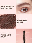 SHEGLAM Hold 'Em Up Tinted Brow Gel Taupe, Auburn, Chocolate, Espresso Long Lasting Voluminous Eyebrow Tint With Hair-Like Fibers Non-Greasy Shapes Lifts Sets Eyebrow Cream With Brush