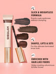 SHEGLAM Hold 'Em Up Tinted Brow Gel Taupe, Auburn, Chocolate, Espresso Long Lasting Voluminous Eyebrow Tint With Hair-Like Fibers Non-Greasy Shapes Lifts Sets Eyebrow Cream With Brush