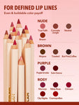 SHEGLAM Lip Facts Lip Liner - True Faith, Misty Rose, Neutral, Momojo, Toasted, Concrete Jungle, Purple Smoke, Solo Dance, Crimson, Cosmopolitan, City Nights, Brazen, Mojave, But First-Coffee