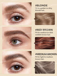 SHEGLAM Striking Waterproof  Brow Gel - Red-brown, Black-brown, Medium Brown, Dark Brown