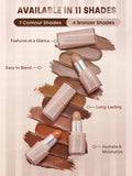 SHEGLAM Buttery Buff Contour & Bronzer Stick - Hazelnut Latte, Soft Tan, Clay, Stone, Tawny Amber, Warm Honey, Camel Suede, Golden Sun, Burnt Sienna, Terracotta, Earthy Sepia
