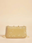 Shein Golden Clutch with Stones