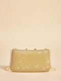 Shein Golden Clutch with Stones