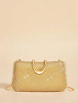 Shein Golden Clutch with Stones