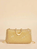 Shein Golden Clutch with Stones