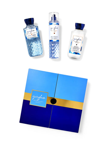 Bath & Body Works Gift set of 3 Full size items Gingham