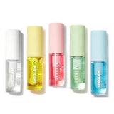 Sheglam Jelly Wow Hydrating Lip Oil - Berry Involved, Loco for Coco, Mali Blue Berry, Green Apple Envy, and Grapefruit Glow
