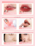 Shein 1pc Rose Pink Crystal Silica Gel Lip Brush