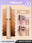 SHEGLAM Like Magic 12Hr Full Coverage Concealer - Linen, Buttercream, Fair, Chantilly, Shell, Nude, Acorn, Warm Vanilla