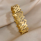 Stainless steel Bracelet Golden