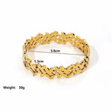 Stainless steel Bracelet Golden